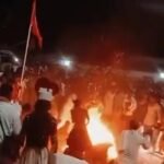कोरबा में हनुमान जयंती कार्यक्रम में हादसा, काली मां बनकर करतब दिखा रही महिला आग की चपेट में आई