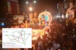 आज शारदा चौक से महादेव घाट तक गणेश झांकी, रास्ते में कई जगह नो एंट्री, देखें पूरा रूट
